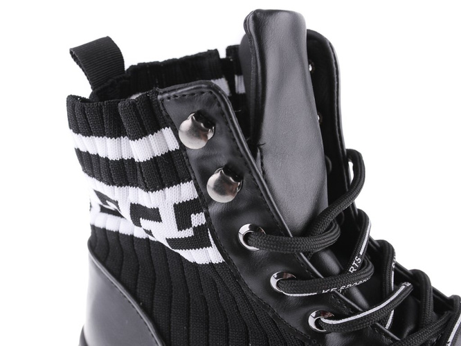 Women's transitional shoes Boshimao DBK911BL black size 36-41