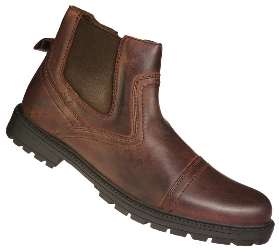 Sztyblety męskie American Club MCY-131 czarne i brązowe rozm.41-45