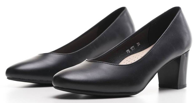 Czółenka damskie Sergio Leone DPB177BLPU czarne rozm.36-40