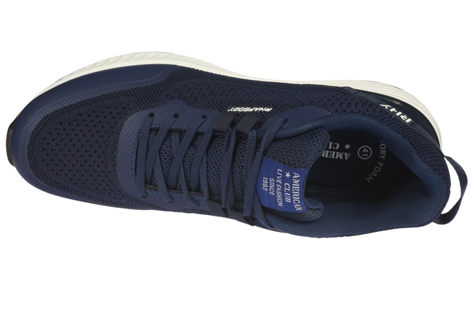 American Club MRH-134 men's sports shoes, black and navy blue, sizes 41-46