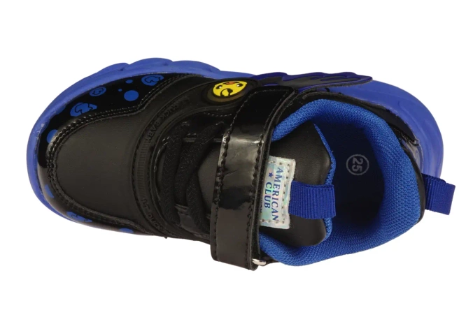 Children's sports shoes American Club ABD-16 black and navy blue size 22-26