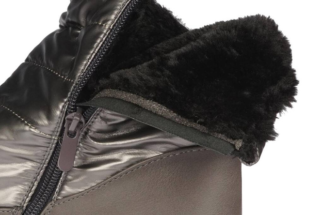 Feisal DJS1-02GY women's snow boots, silver, sizes 36-41