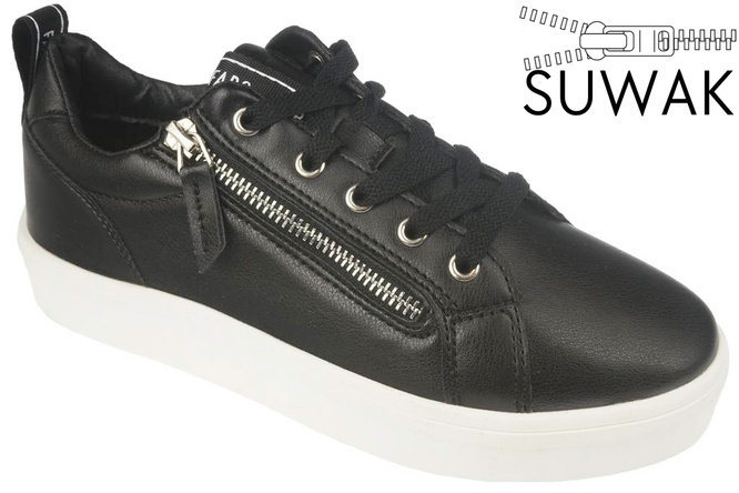 Women's sneakers Fabs DF61461. 801 black sizes 36-41