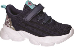 Children's sports shoes American Club BES-24 navy blue, pink  size 27-31