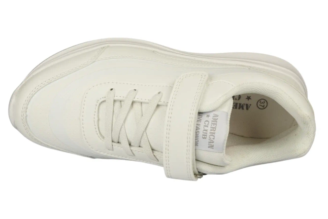 Buty sportowe młodzieżowe American Club DFH-29 białe i czarne rozm.36-41