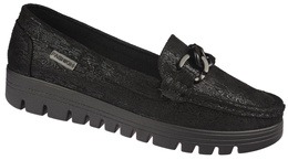 Women's moccasins Skotnicki DP-3-0669BL black sizes 36-41