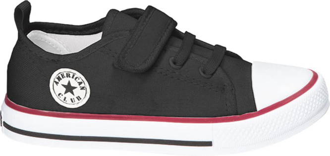 American Club BTEN-85 children's sneakers black and navy blue, size 26-30