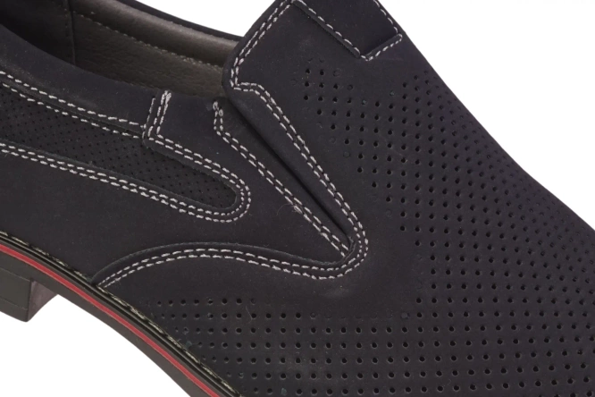 Półbuty męskie Meideli MU63300-26 granatowe rozm.40-45