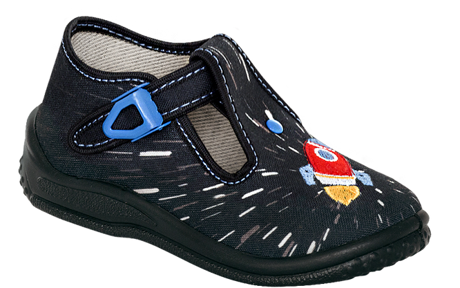 ZetPol PIOTRUŚ BLACK children's sneakers black size 18-27