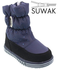 Children's snow boots Clibee AH-910BU navy blue size 22-27
