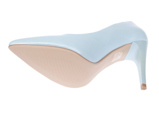 Women's high heels Sergio Leone D1878JNI light blue, size 36-40