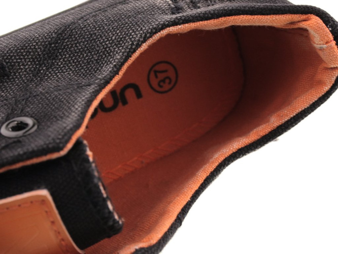  Tenisówki dziecięce Underline CT-2-1013BL czarne rozm.30-35