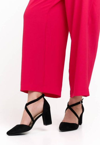 Sergio Leone DSK841CZMI women's sandals, black, sizes 36-40