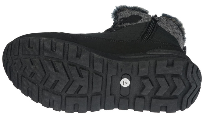 Buty zimowe damskie American Club DSN-25 czarne rozm.37-41