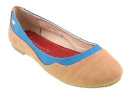 Children's ballerinas Boshimao CT001-41LCA brown size 30-35