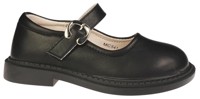 Girls’ dress shoes Apawwa BMC541BL black, sizes 26–31
