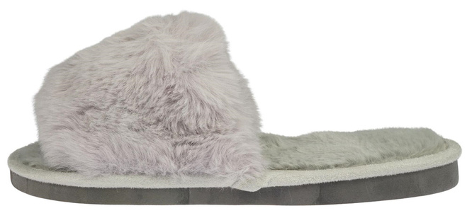 Pantofle tekstylne damskie Lano DK-3-G10GY szare rozm.36-41