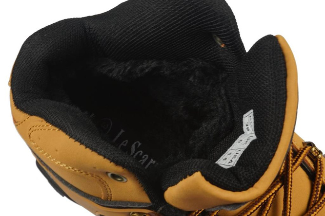 Men's winter shoes Le Scarpe MA8017-19YE camel size 41-46