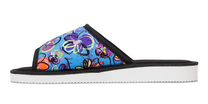 Meteor DV033 ALA women's slippers pink and blue size 36-41