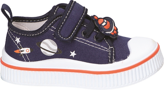 American Club ATEN-168 children's sneakers black and navy blue size 22-25