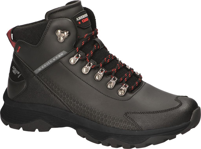 Men's winter shoes American Club MTU-05 black size 41-45