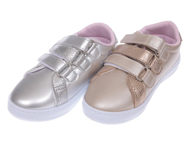 Children's trainers Underline B35F1908 pink silver size 25-30