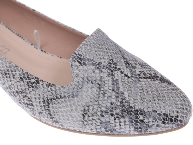 Baleriny damskie Sergio Leone DBL610BIWA biały rozm.36-40