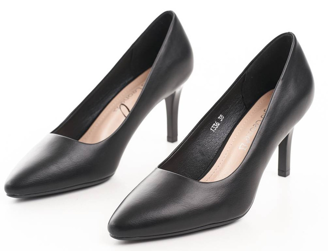 Women's high heels Sergio Leone D1336BL black size 36-41