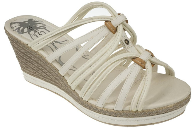 Women's slippers Mariella Murani D10105WH white size 36-41