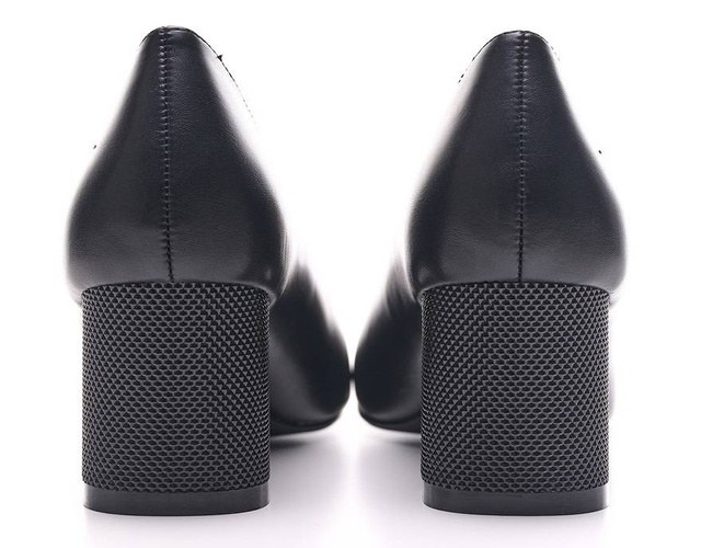 Czółenka damskie Sergio Leone DPB178CZPU czarne rozm.36-40