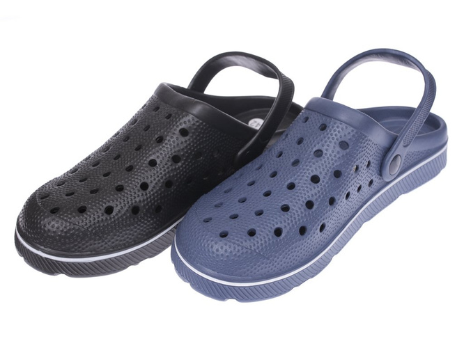 Men's pool slippers Lano MKL-4-0216 black or navy blue size 41-46