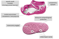 Children's sneakers Viggami DANUSIA BUTTERFLY pink, size 26-33