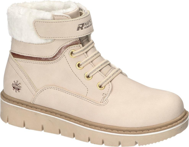 Buty zimowe dziecięce American Club CRH-94 czarne i beżowe rozm.32-36