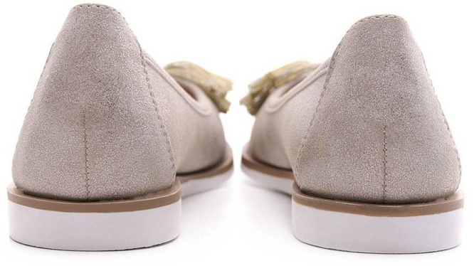 Baleriny damskie Sergio Leone DBL614BEPR beżowe rozm.36-40