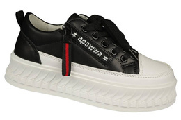 Buty sportowe dziecięce Apawwa CTC816BLWH czarno-białe rozm.31-36