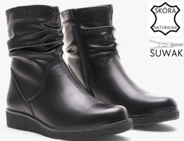 Sergio Leone DBT294-SCZ women's winter boots black size 36-40