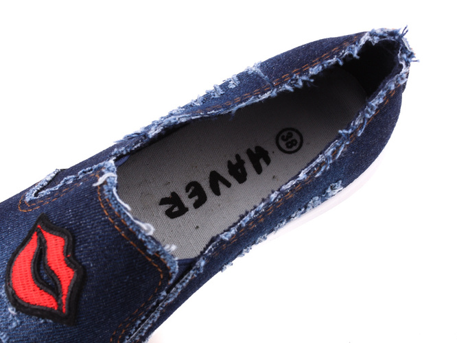Tenisówki damskie Haver DG102-1DBU granatowe rozm.38,39