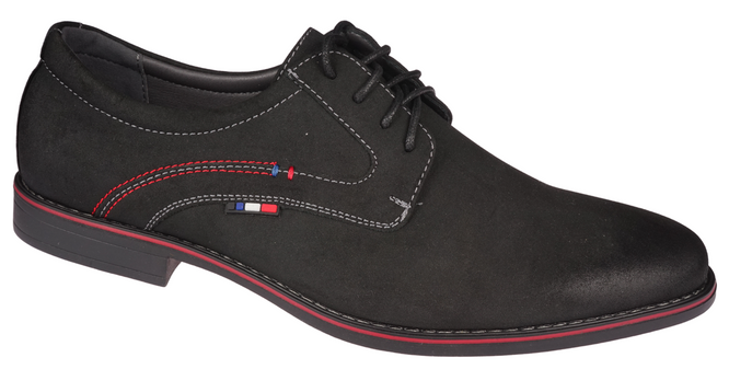 Meideli MU63001-1BL men's shoes black size 40-45
