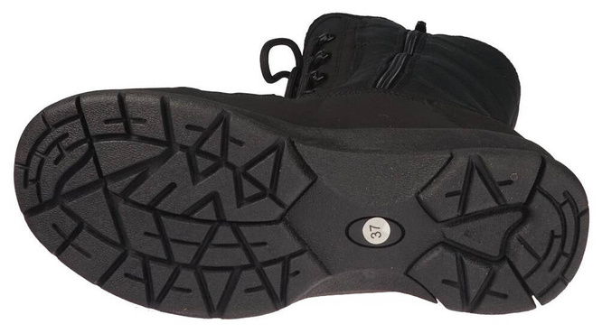 Women's winter shoes American Club DSN-07 black size 36-41