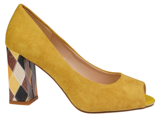 Pumps for women Sergio Leone DPB135ZOMI mustard size 36-40