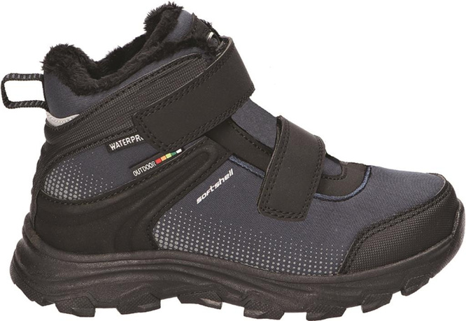 American Club CHL-153 children's winter boots black and navy blue size 32-36