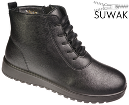 Le Scarpe Women's Winter Boots DA7341-1 – Black, Sizes 36-41