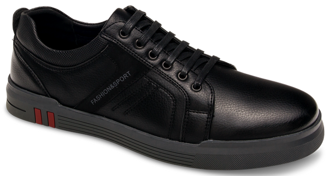 Skotnicki MP-4-7033BL men's shoes, black, sizes 40-45
