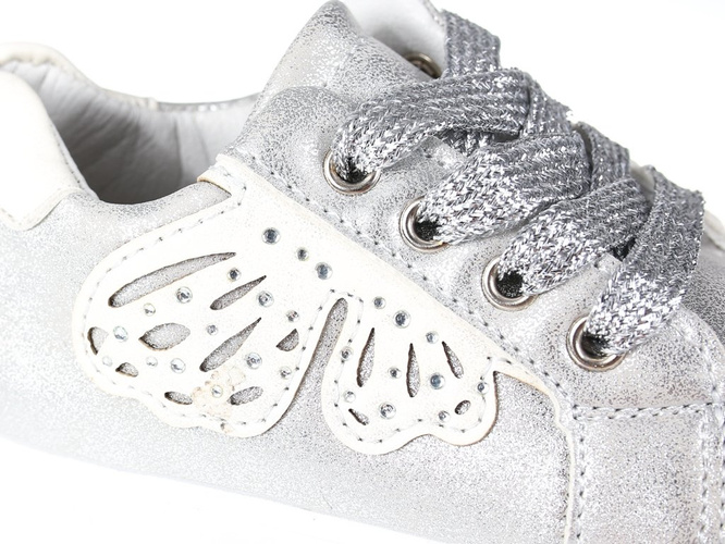 Buty sportowe dziecięce Apawwa AJC19-11SI srebrne rozm.20-25