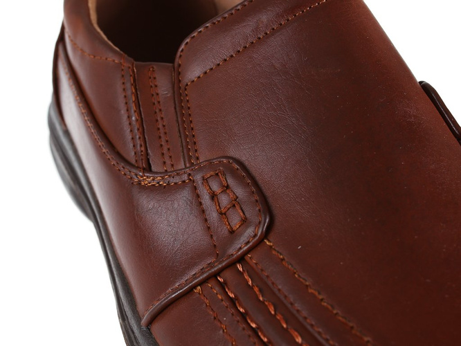 Men's shoes LinShi MA8009-8BR brown size 40-45