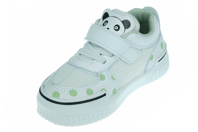 Children's sports shoes Apawwa ANC59GR white and green size 21-25