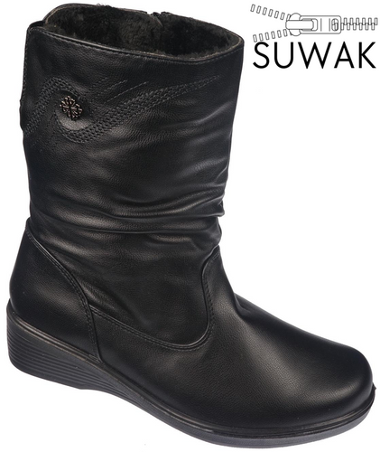 Women's winter boots Skotnicki DB-3-208BL black size 38-42