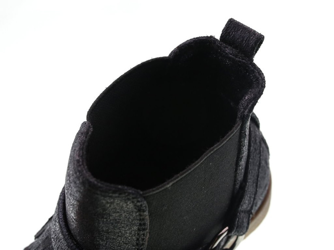 Children's transitional shoes Kylie Konfort CK1647302PL black size 29-35