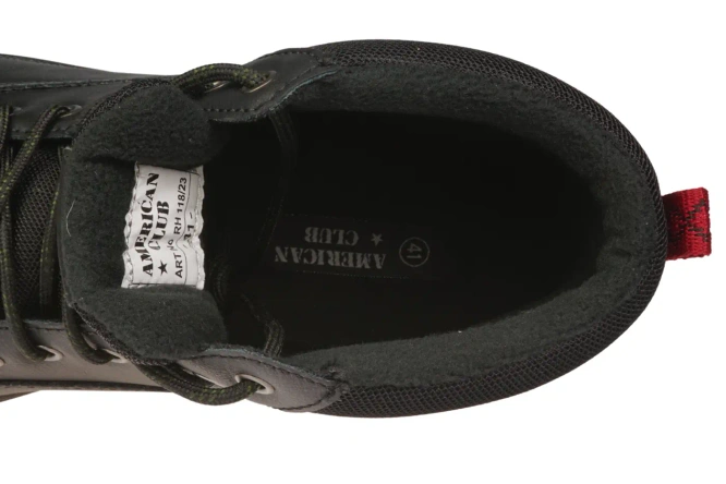 American Club MRH-118 men's winter shoes, black, sizes 41-46