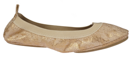 American Club women's ballerinas DLC-E041-160606-1 black and beige, size 36-41